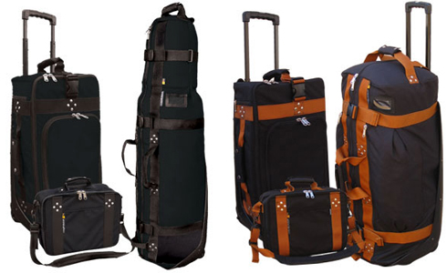 Club Glove Train Reaction Luggage Set for a seemingly weightless Convoy of Golf Clubs