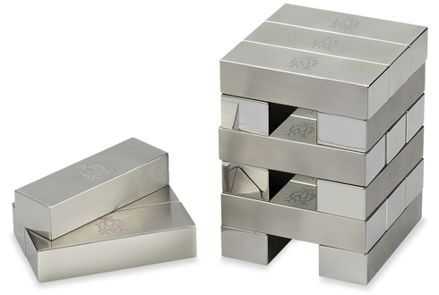 Dunhill Pure Stainless Steel Topple Bricks