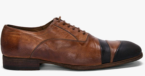 Alexander McQueen Rusty Leather Shoes