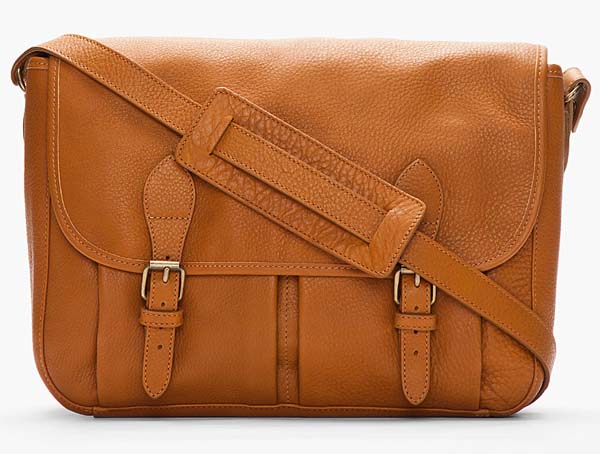 A.P.C.// Camel Brown Leather Bag