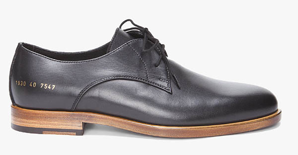Common Projects Black Officer’s Derby