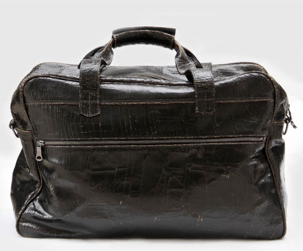 Marc Marmel Cracked-Leather Bag