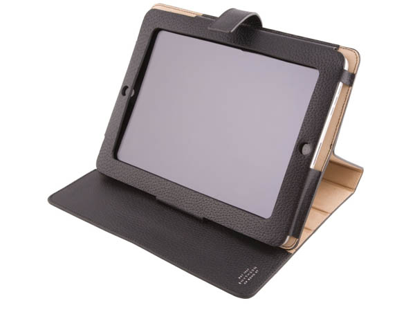 Black Pigskin iPad Case by Smythson