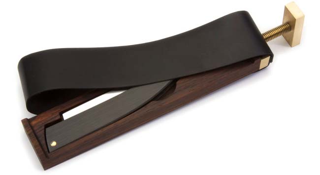 Bison Paddle Strop Razor Case