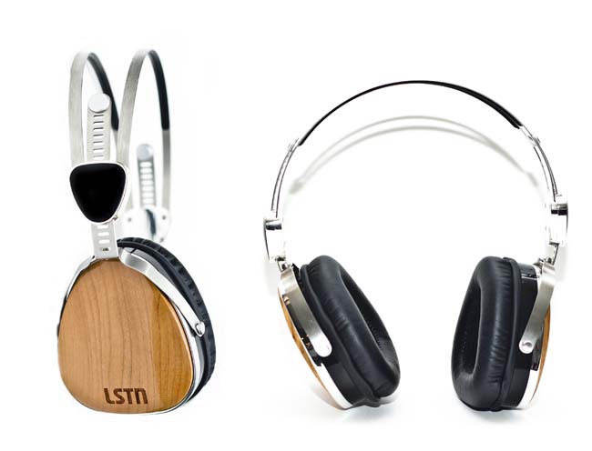 Gifts for Men: LSTN Beech Wood Headphones