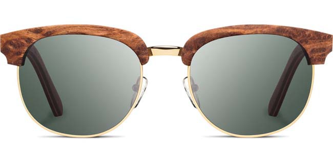 Shwood Eugene Select Redwood Sunglasses