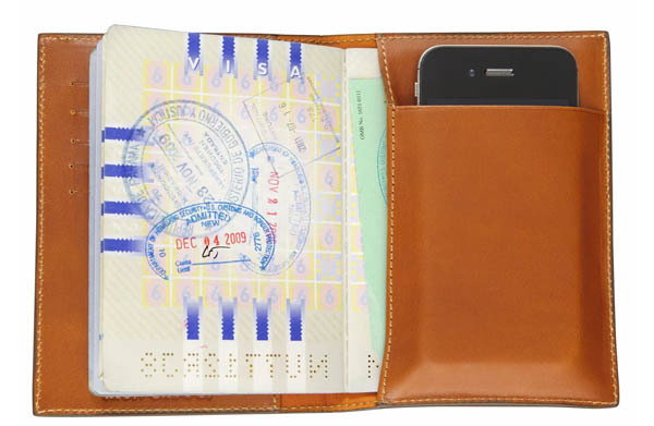 Travelteq Leather Passport Holder