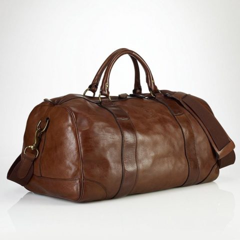 Ralph Lauren Leather Gym Bag - Gentleman's Gadgets